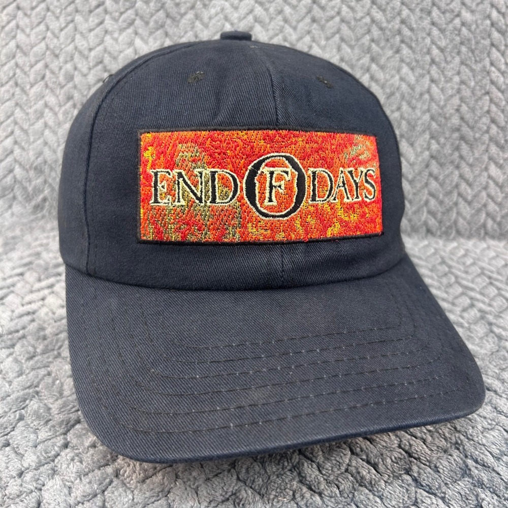 End of Days Movie Promo Mens Black Sew Cal Logo Snapback Hat From Kevin OSFM